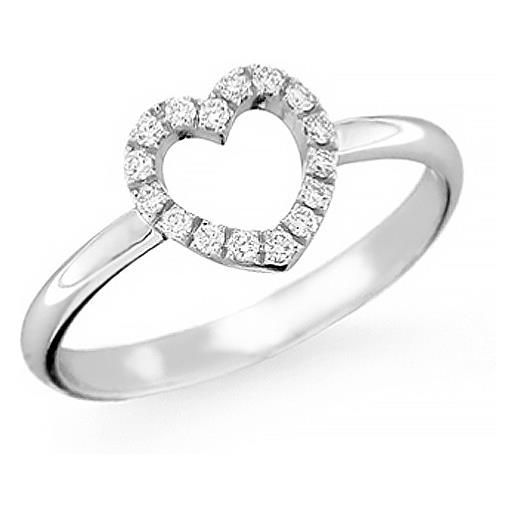 GioiaPura anello diamante gioiello donna gioiapura oro e diamanti an-01064-1-0008-gi