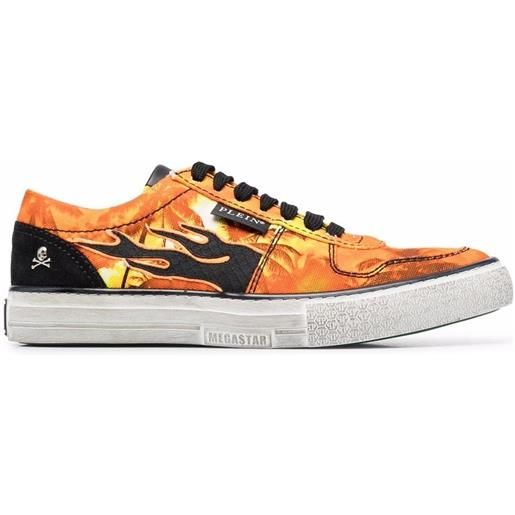 Philipp Plein sneakers flame - arancione