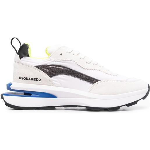 Dsquared2 sneakers con design color-block - bianco