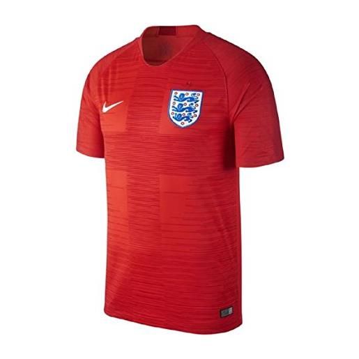 Nike bambini ent y nk brt stad jsy ss aw maglia di calcio, bambini, ent y nk brt stad jsy ss aw, challenge red/gym red/white, s