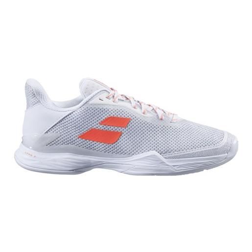 Babolat jet tere clay women white/living coral donna