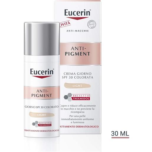 Eucerin anti-pigment - crema giorno spf30 colorata light, 50ml