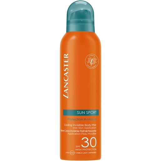 Lancaster sun sport cooling invisible body mist spf30