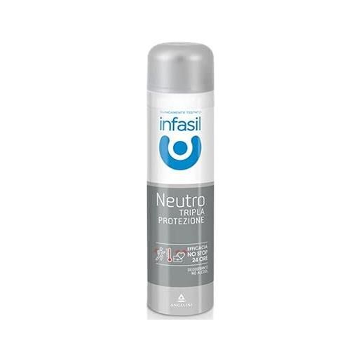 Infasil set 6 infasil deodorante spray tripla protezione neutro ml 150 cura e igiene del corpo