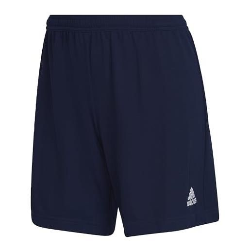 adidas entrada 22 shorts, pantaloncini sportivi donna, team navy blue 2, xl