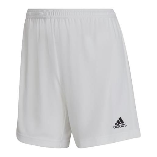 adidas entrada 22 shorts, pantaloncini sportivi donna, bianco, m