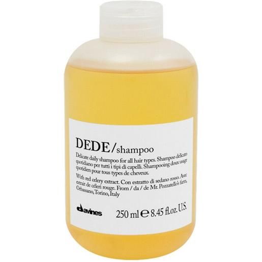 Davines dede shampoo 250ml - shampoo lavaggi frequenti tutti tipi di capelli