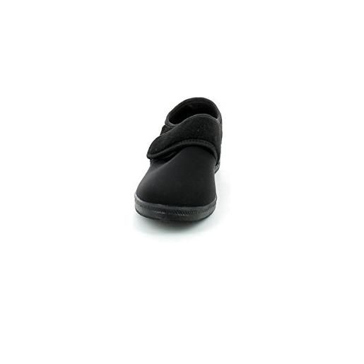 EMANUELA - pantofola nera con strappo