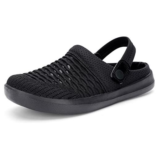 Pantofole piatte Open Toe estive per donna ciabatte piatte in nappa con  chiusura in metallo infradito Slip On scarpe da spiaggia in pelle pantofole