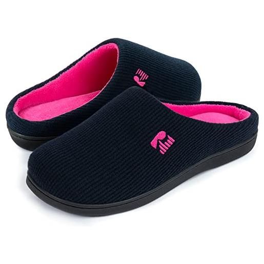 RockDove - bicolore pantofola da donna in memory foam