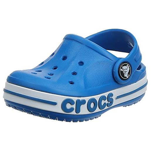 Crocs bayaband clog k, infradito per il tempo libero e abbigliamento sportivo unisex per bambini, blu (cobalto brillante), 20 eu