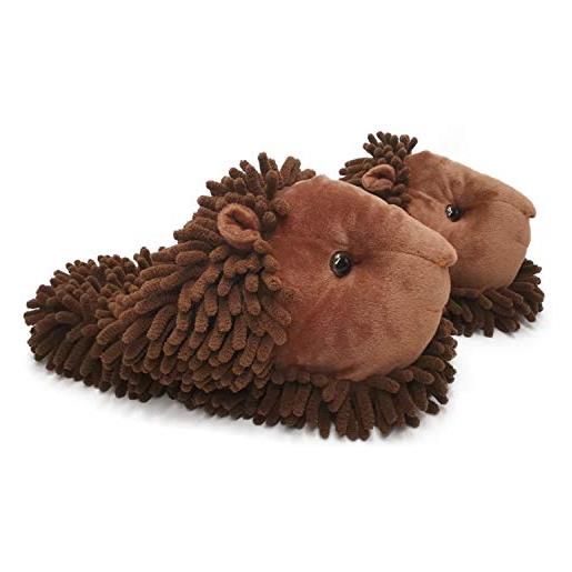 ofoot pantofole da casa novità sfocate calde da donna scarpe per animali carini per adulti suola in gomma impermeabile antiscivolo, coniglio scimmia koala volpe gufo gatto leone coniglietto gorilla