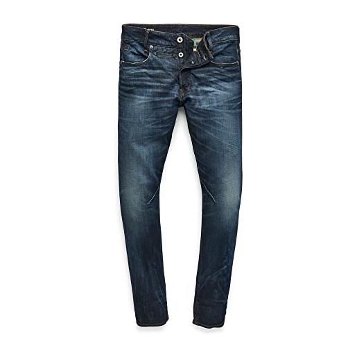 G-STAR RAW men's d-staq 5-pocket slim jeans, blu (lt indigo aged d06761-8968-8436), 33w / 32l
