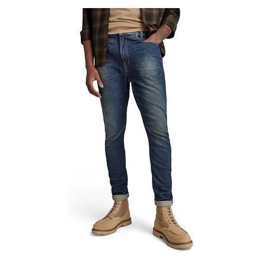 G-STAR RAW d-staq 3d slim jeans donna , blu (worn in himalayan blue d05385-c051-g122), 31w / 30l