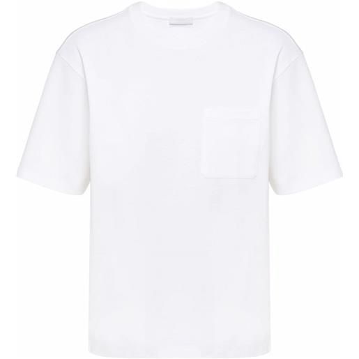 Prada t-shirt con taschino - bianco