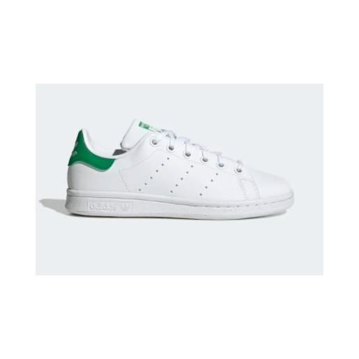 Adidas stan smith j ecopelle bianco/verde junior
