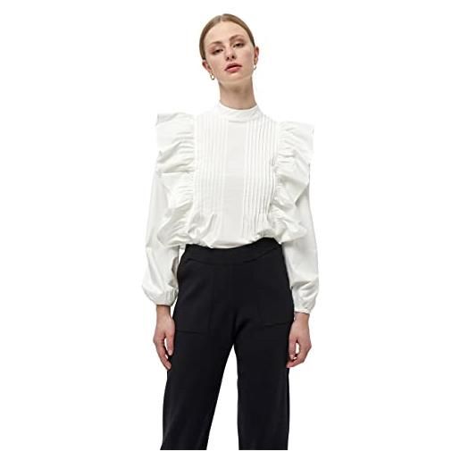 Minus yuri blouse, camicetta, donna, bianco (220 broken white), 46