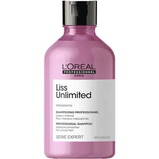 L'Oréal Professionnel serie expert liss unlimited shampoo 250ml - shampoo disciplinante lisciante capelli ribelli e crespi