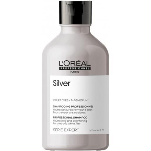 L'Oréal Professionnel serie expert silver shampoo 300ml - shampoo anti-giallo capelli bianchi grigi