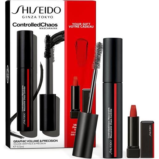 SHISEIDO controlled. Chaos mascara. Ink set trucchi donna