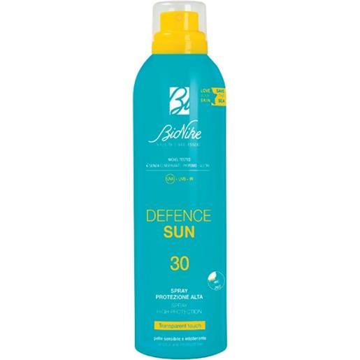 Bionike defence sun spray trasparente spf 30 tocco secco 200 ml