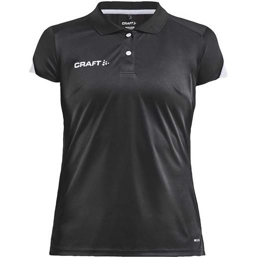 Craft pro control impact short sleeve polo shirt nero xs donna