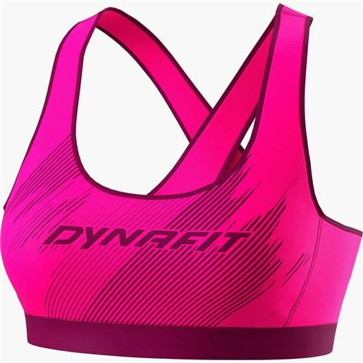 Dynafit alpine graphic bra w pink - top sportivo