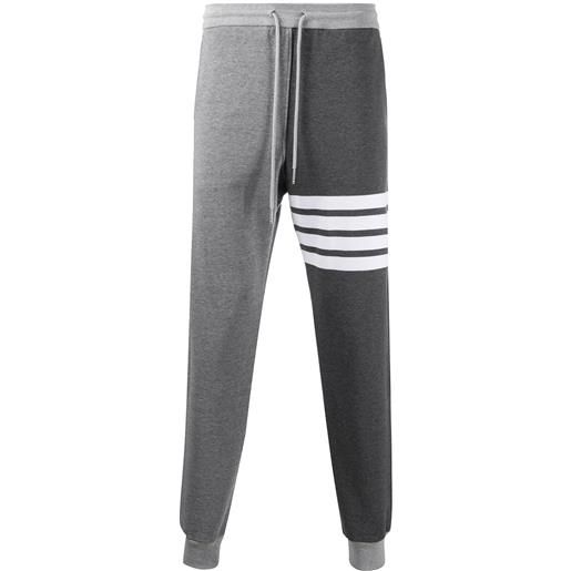 Thom Browne pantaloni sportivi - grigio