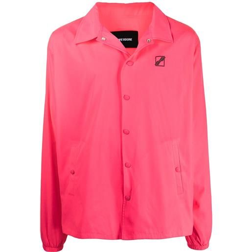 We11done giacca-camicia con stampa - rosa