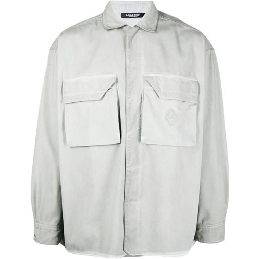 A-COLD-WALL* giacca-camicia - grigio