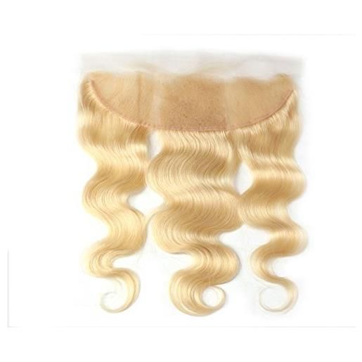 Mila Hair mila 20/50cm lace frontal body wave 613# biondi capelli umani 100% remy lace chiusure (13×4) brasiliani vergini hair mossi style