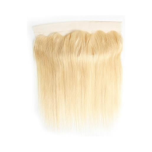 Mila Hair mila 20/50cm lace frontal 613# biondi capelli umani 100% remy lace chiusure (13×4) brasiliani vergini hair lisci style