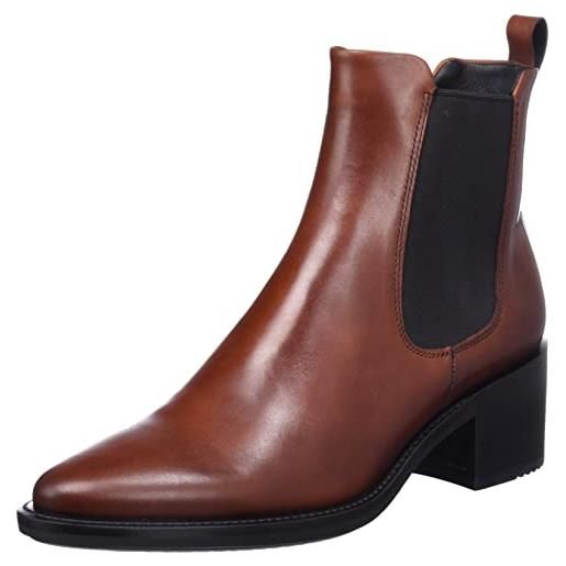 ECCO shape 35 sartorelle, stivale alla caviglia donna, cognac, 41 eu