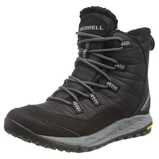 Merrell antora sneaker boot wp, stivali da escursionismo donna, black, 37 eu