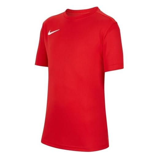 Nike m nk dry park vii jsy ss, maglietta a maniche corte uomo, giallo (tour yellow/black), l