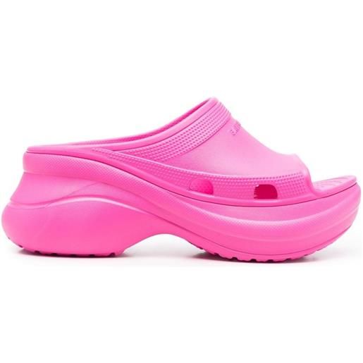 Balenciaga sandali slides Balenciaga x crocs™ - rosa