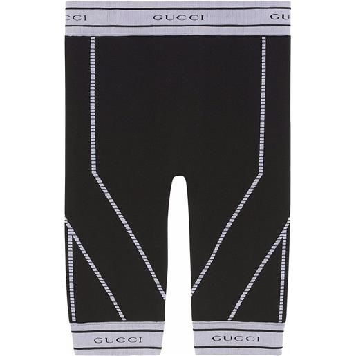 Gucci leggings con logo - nero