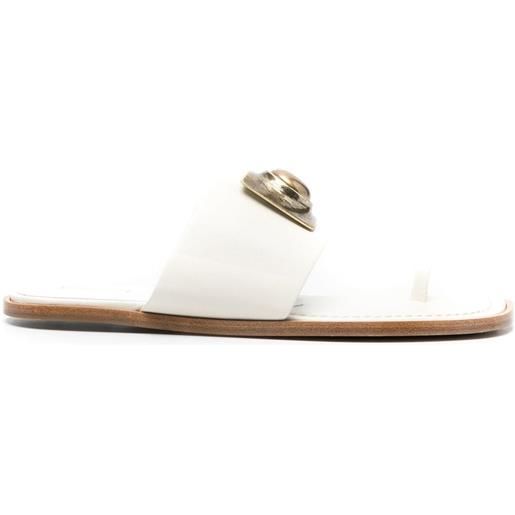 ETRO sandali con borchie - bianco