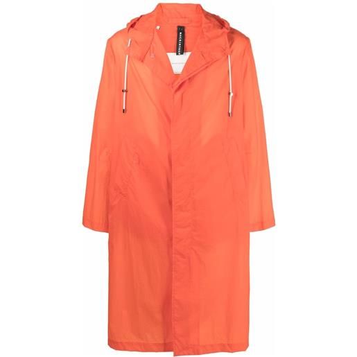 Mackintosh cappotto con cappuccio wolfson - arancione