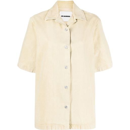 Jil Sander camicia a maniche corte - verde