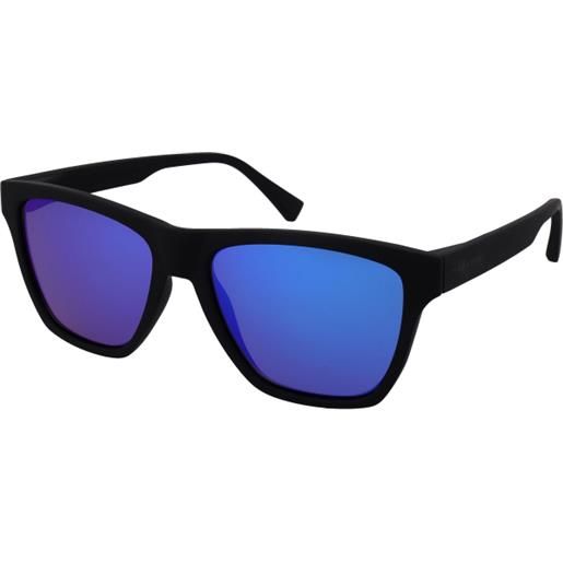 Hawkers polarized rubber black sky one ls | occhiali da sole graduati o non graduati | prova online | unisex | plastica | quadrati | nero | adrialenti