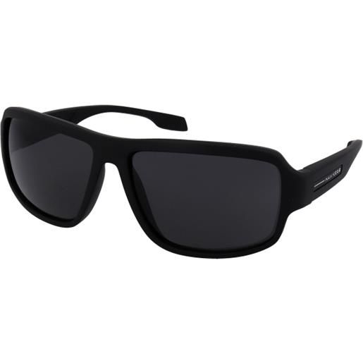 Hawkers f18 polarized black | occhiali da sole graduati o non graduati | unisex | plastica | rettangolari | nero | adrialenti