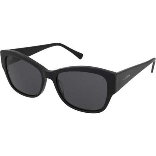 Hawkers bhanu - black | occhiali da sole graduati o non graduati | unisex | plastica | quadrati | nero | adrialenti