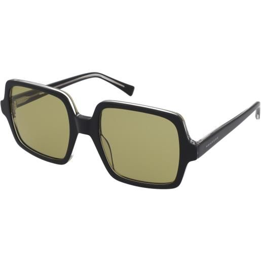 Hawkers claudia - black matcha | occhiali da sole graduati o non graduati | plastica | quadrati | nero | adrialenti