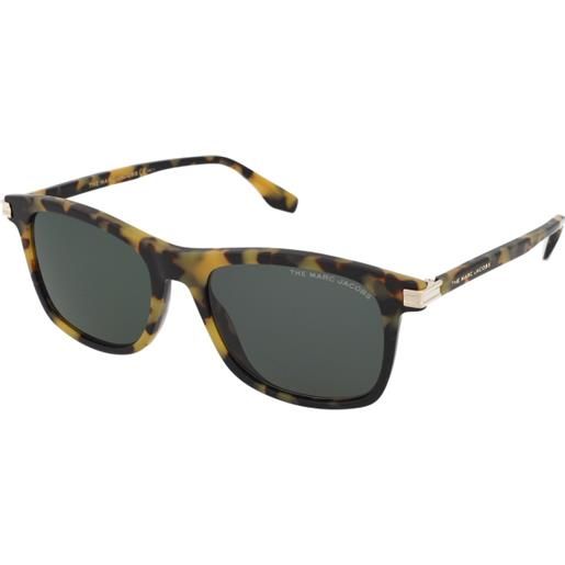 Marc Jacobs marc 530/s a84/qt | occhiali da sole graduati o non graduati | prova online | unisex | plastica | quadrati | havana, giallo | adrialenti