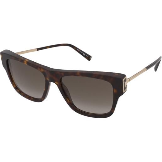 Givenchy gv 7190/s 086/ha | occhiali da sole graduati o non graduati | plastica | quadrati | havana, marrone | adrialenti