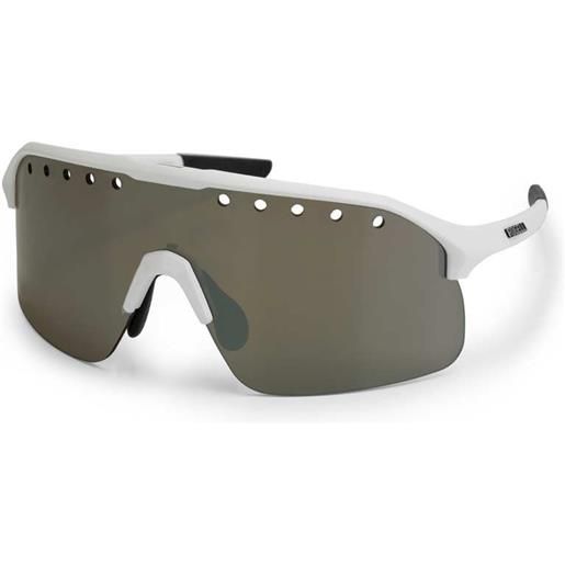 Rogelli ventro polarized sunglasses bianco brown platinum revo/cat3