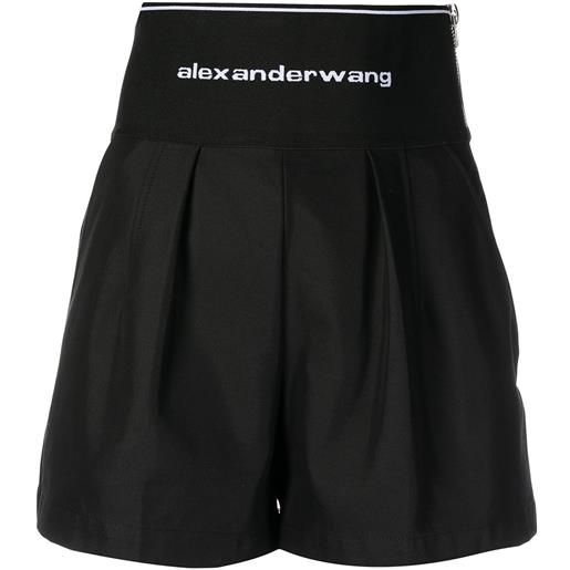 Alexander Wang shorts con stampa - nero