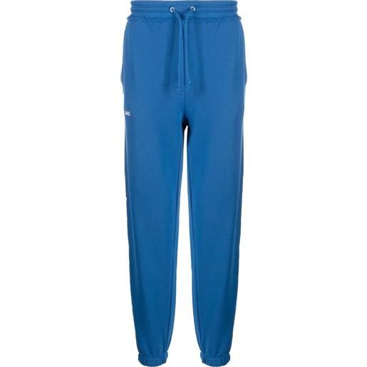Helmut Lang pantaloni sportivi con coulisse - blu