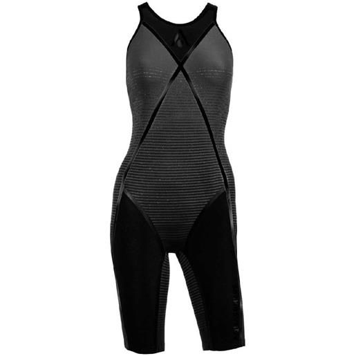Aquasphere matrix closed back competition swimsuit nero fr 36 donna